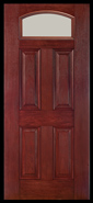 Traditional 6 Panel Camber Top Lite Door